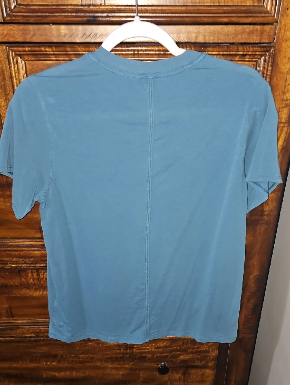 Lululemon Womens Spellout Tshirt. Sz 0! Blue